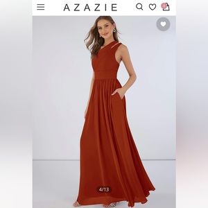 Azazie Paprika Bridesmaid Dress